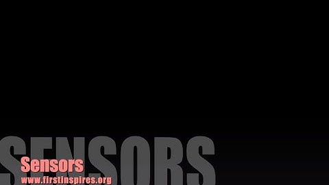 Sensors - An Overview - FTC Team 7034