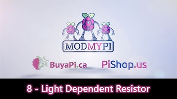 Raspberry Pi Workshop Kit Tutorials - 8 Light Dependent Resistor