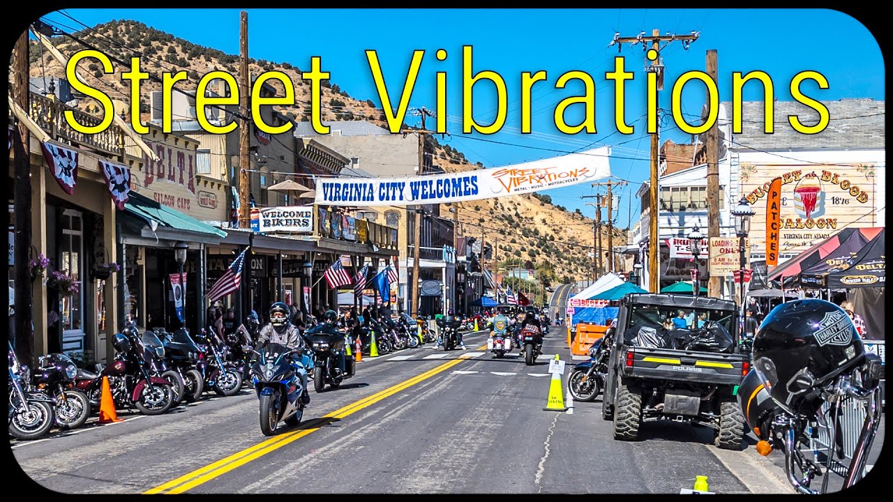 MOTORCYCLES of STREET VIBRATIONS: VIRGINIA CITY (4K)