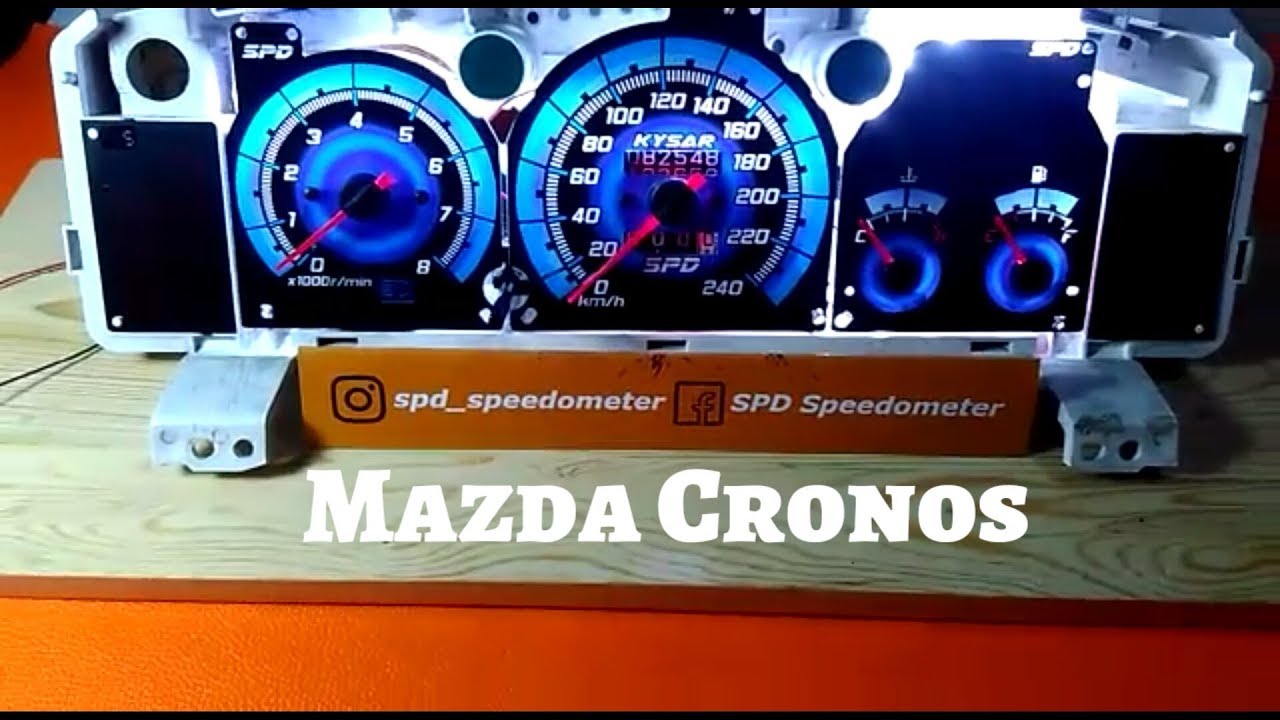 Modifikasi Speedometer Mazda Cronos SPD Speedometer YouTube
