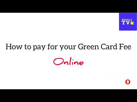 How to Pay for Your Green Card Online after Visa Has Been Approved!!