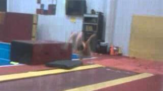 Girl Does Round-Off Back Tuck Maggie