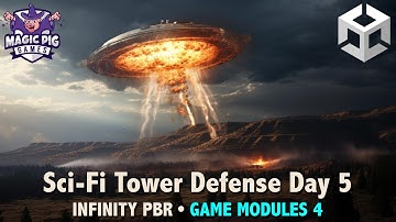 Unity RPG Game Dev LIVE • #113 • Game Modules v4 - Sci-Fi Tower Defense Setup
