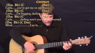 Layla (Clapton) Strum Guitar Cover Lesson with Chords/Lyrics chords