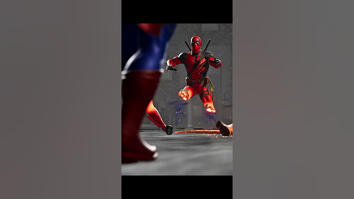 It's not DC Superman it's MCU DON'T worry My body is regenerate Deadpool VS Superman mk1#deadpool