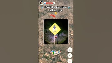 Creepy Siren Head Found On Google Maps and Earth #earth #maps