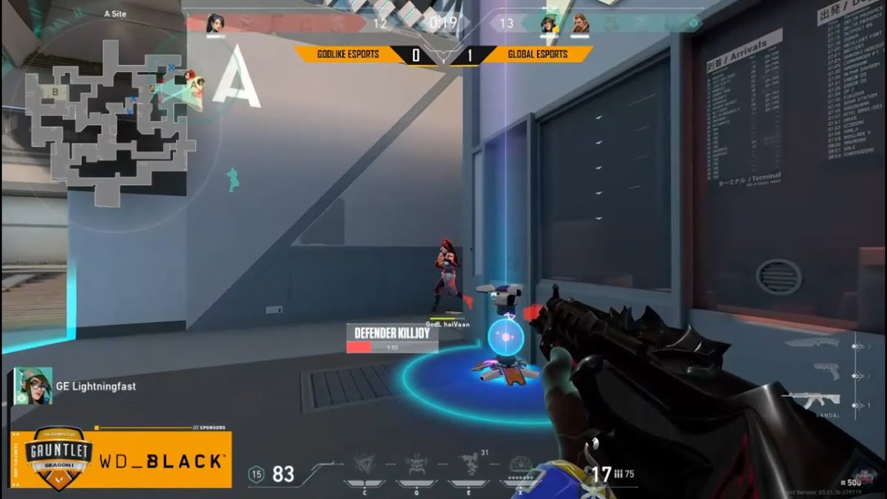 Best Killjoy Play in the World - GE Lightningfast Clutch | GODLIKE ESPORTS VS GLOBAL ESPORTS