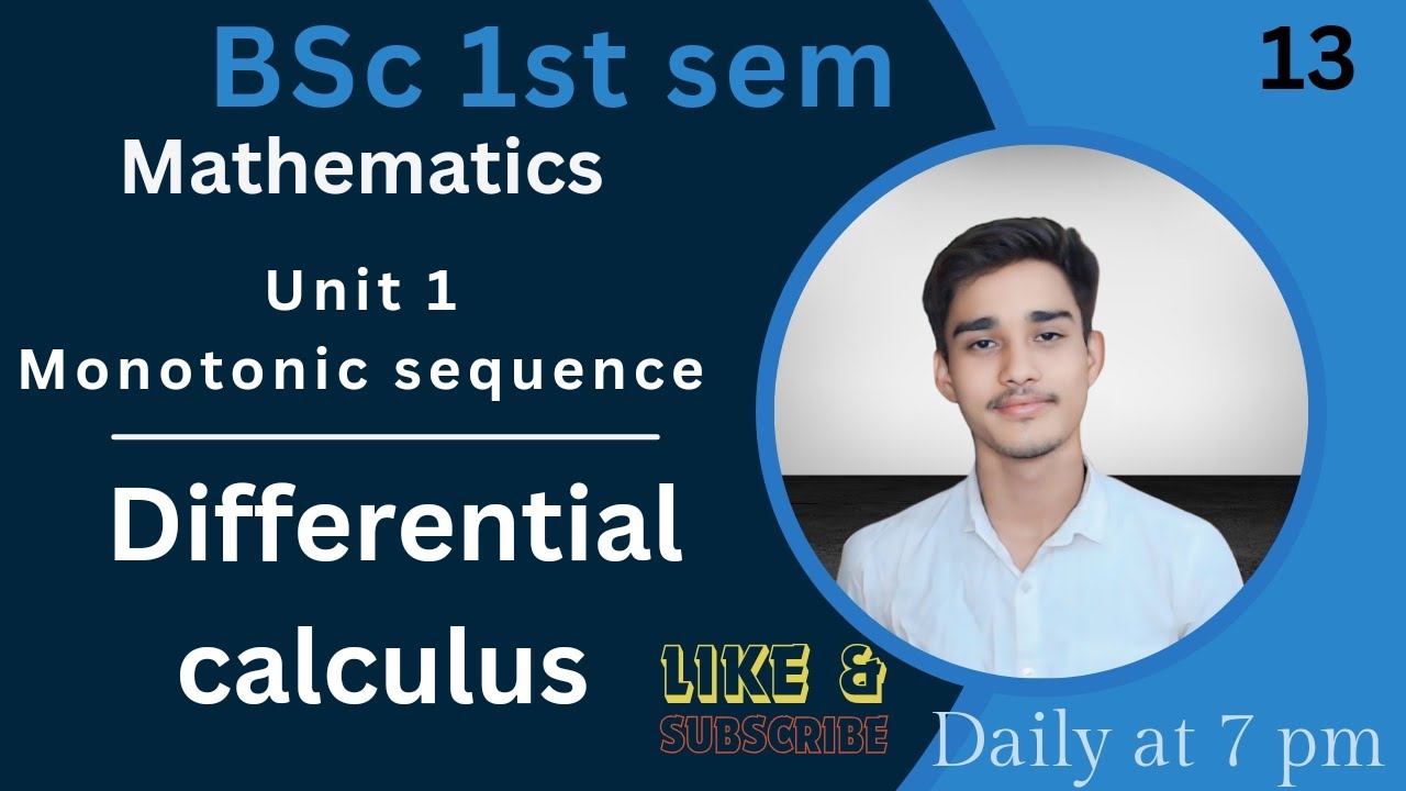 L13 | BSc 1st Semester Mathematics | Differential Calculus | Unit 1 ...