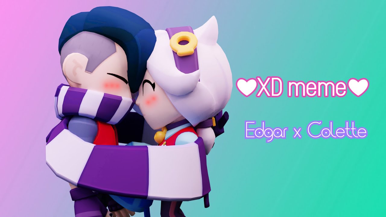 Sfm Bs Xd Meme Brawl Star Animation Edgar X Colette Youtube - memes xd de brawl stars