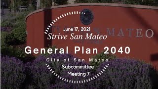 San Mateo General Plan 2040 - Subcommittee Meeting 7