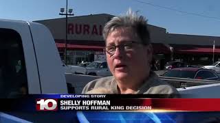Rural King says it will stand in support of Americans and the Second Amendment as other retailers ch