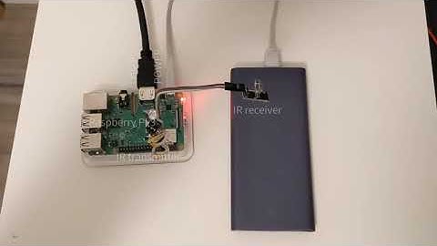 Ambibulb demo. Raspberry PI controls color of IR LED light bulb based on dominant color of video