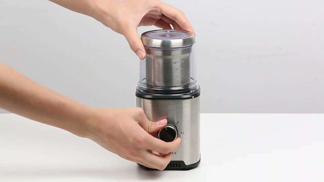 Secura Electric Coffee Grinder Electric Spice Grinder, Dry & Wet