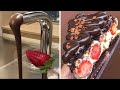 Tarta De Chocolate Y Fresas | Pastel De Mousse De Chocolate | El Pastel Más Fácil