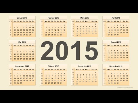 Video: Oosterse Kalender