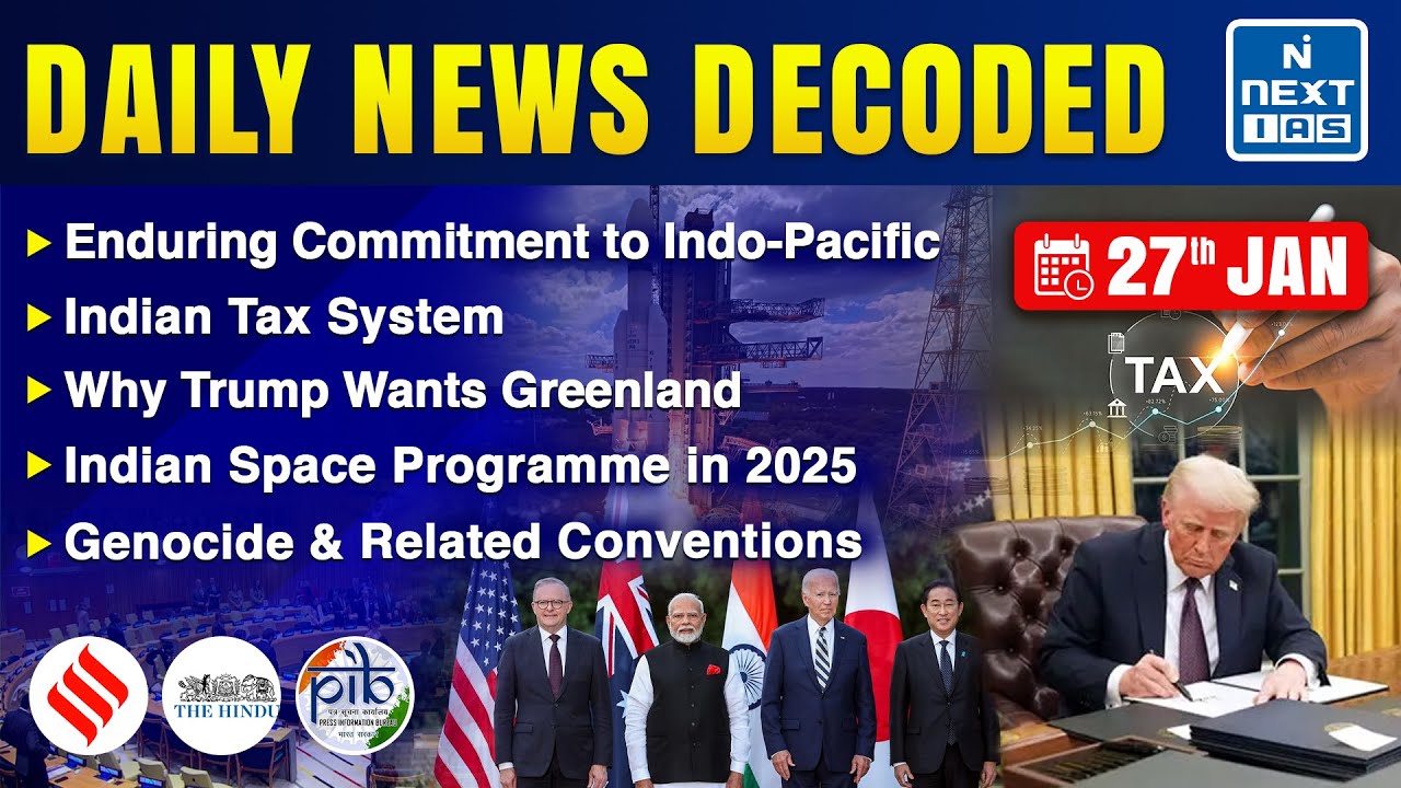 UPSC Daily News Analysis | 27 Jan 2025 | Current Affairs Today | Daily ...