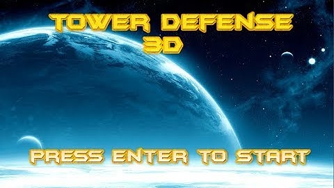 Tower Defense 3d OpenGL demo
