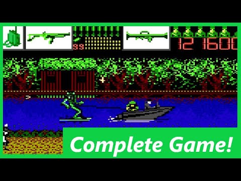 Alien Brigade Atari 7800 Complete Game Longplay Gameplay Only - YouTube