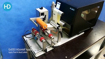 GoDEX AG1000F Label Applicator - Print & Apply in One Pass | HD Labels