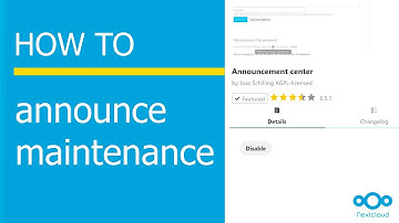 How to use Announcement app in Nextcloud