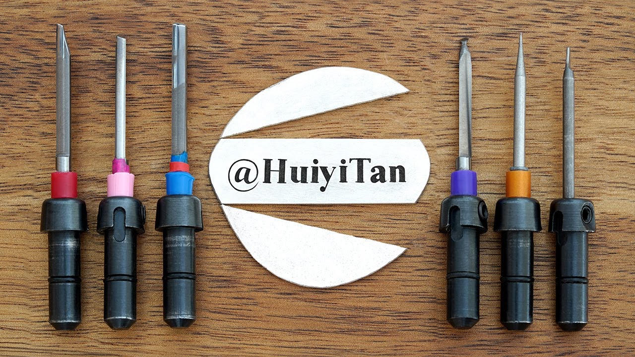 Hand Engraving My YouTube Handle in Times New Roman Font