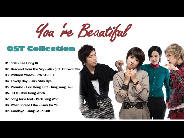 You're Beautiful OST collection -HE'S BEAUTIFUL FULL ALBUM - KDrama class=