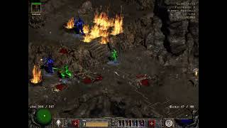 Diablo 2 LOD Hardcore Ladder HCL solo sorc in 4 player game Act5 pt1