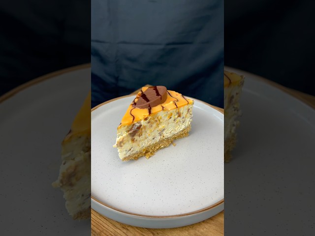 Terry’s Chocolate Orange Cheesecake #viral #shorts class=