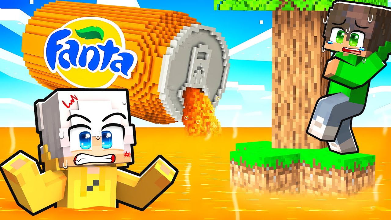 La FANTA SALE di LIVELLO OGNI MINUTO in Minecraft