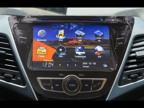 Штатная магнитола Hyundai