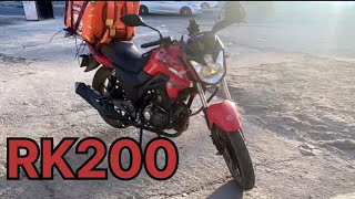 شرح سريع عن دراجة ال Rk200