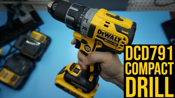 sød smag ballon spisekammer Dewalt DCD796 & DCD791 Compact Hammer Drill & Drill Driver review - YouTube