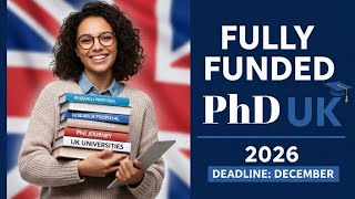 Fully funded PhD scholarships for international student in UK | Apply now | Process of application