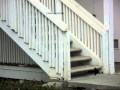 Wood Stringers with Pressure Treated Bottoms or Building Hardware Wood Stringers with Pressure Treated Bottoms or Building Hardware