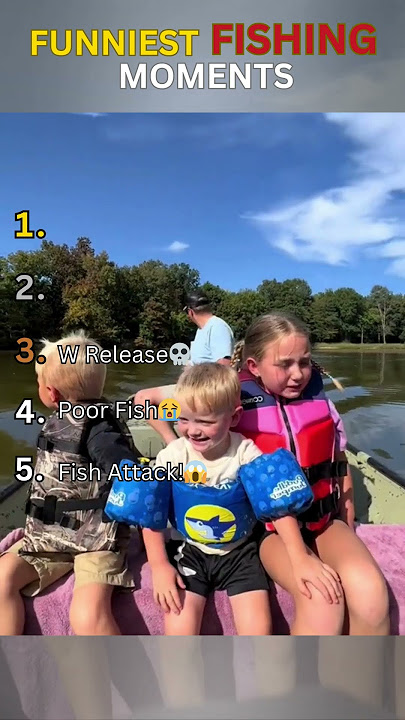 Ranking Funniest Fishing Moments😂 #shorts