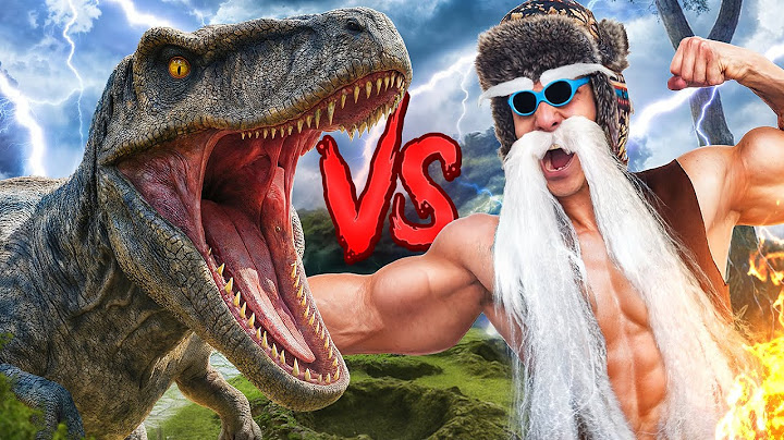 EL PADRE DEL RUSO SE PELEA CON EL DINOSAURIO!