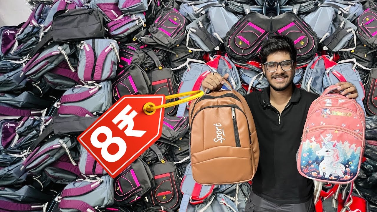 उल्हासनगर - Ulhasnagar wholesale market School bag wholesale market in mumbai Bags wholesale Market