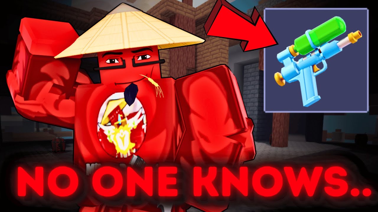 New WATER GUN Item has a SECRET Broken ABILITY! (Roblox Bedwars)