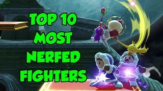 These 10 Characters Got HUGE *NERFS* in Smash Ultimate...