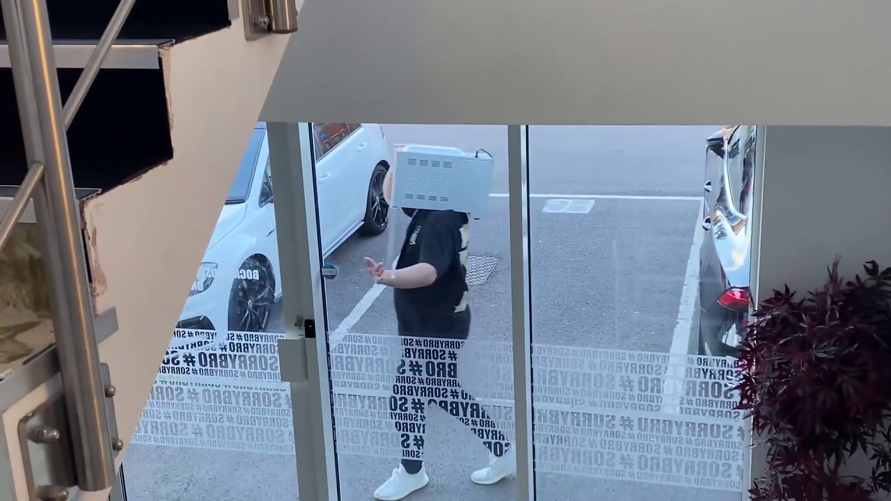 SUPERGLUED MY BRO’s HEAD INTO A MICROWAVE DONT TRY! YouTube