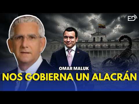 Omar Maluk claims that if the election were held tomorrow, Daniel Noboa wouldn't even make it to ...