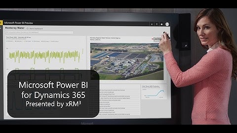 Using Power BI with Dynamics 365 - xRM³