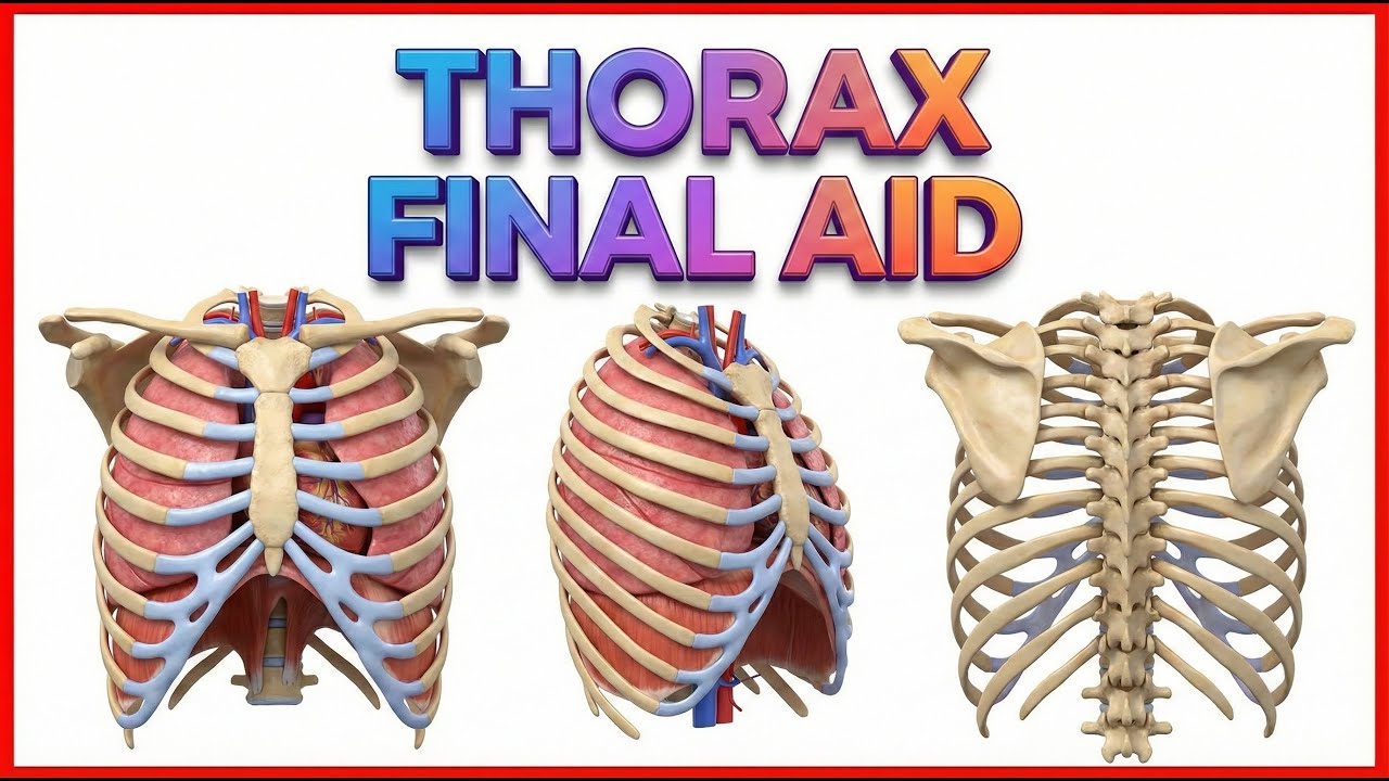 Anatomy of Thorax Final Aid ( High yield topics Covered for Exam orientation)