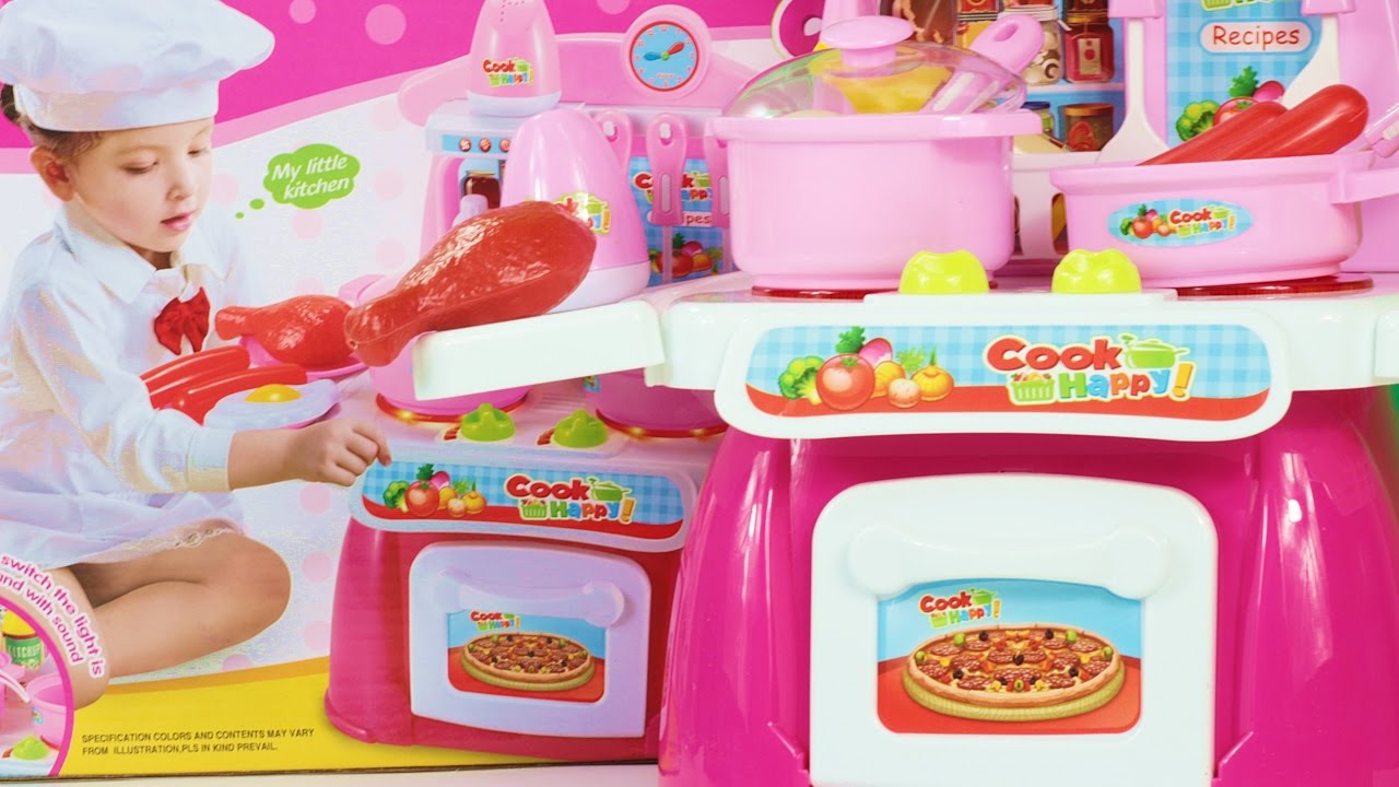 cook happy kitchen playset