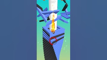 Stackball3d all levels Play#stackball3dgameplaylevelscross200 #gaming #trending #gameplay #shorts