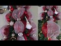 decorar arbol de navidad con malla paso a paso/Sharis Diaz