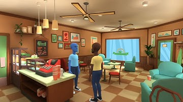 Blue and Aubrey Cox behave at Costco/ungrounded