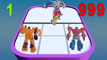 Max Level in Merge Master: SuperHero Robot Transformers - Android Game part 1