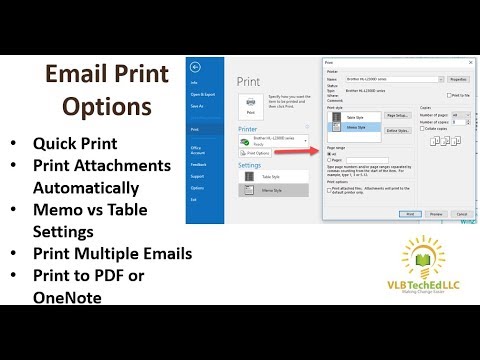  New Email Print Options