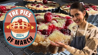 The Pies of March! 31 Pie Recipes ~ Cranberry Frangipane Tart Recipe